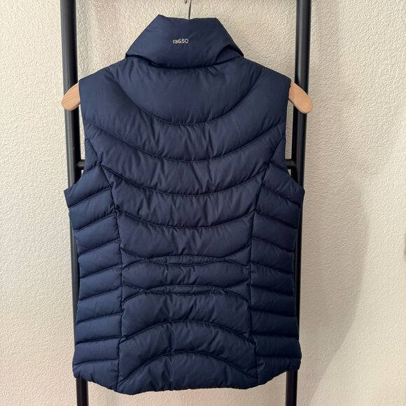Eddie Bauer EB650 Navy Blue Down Puffer Vest Size XS - Picture 2 of 6